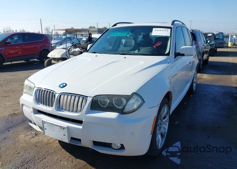 2008 BMW X3 3.0Si z USA, uszkodzony, nr VIN WBXPC93498WJ10971